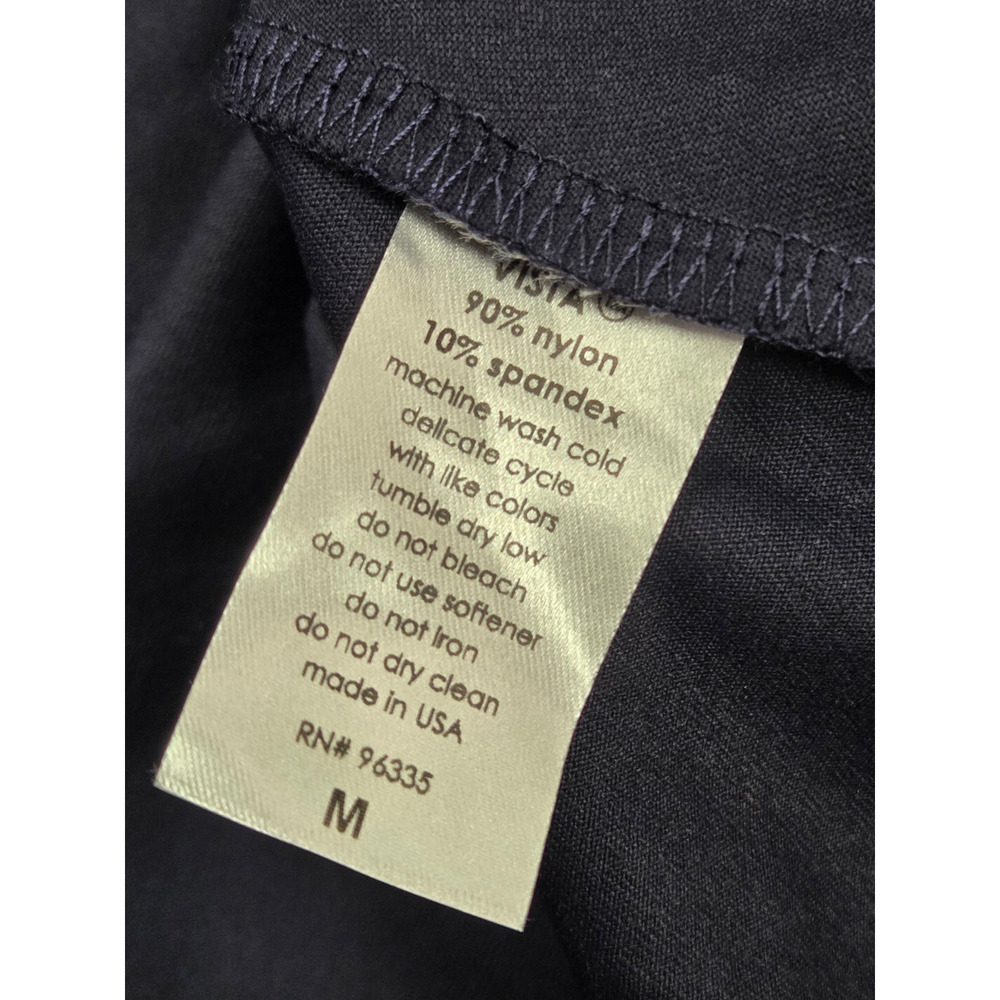 Susana Monaco Halter Sleeveless Navy Blue Flare Dress Size Medium Made in USA - Picture 3 of 5